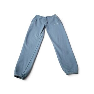 Jiberish Light Blue Embroidered Logo Sweatpants Mens Medium Streetwear Joggers
